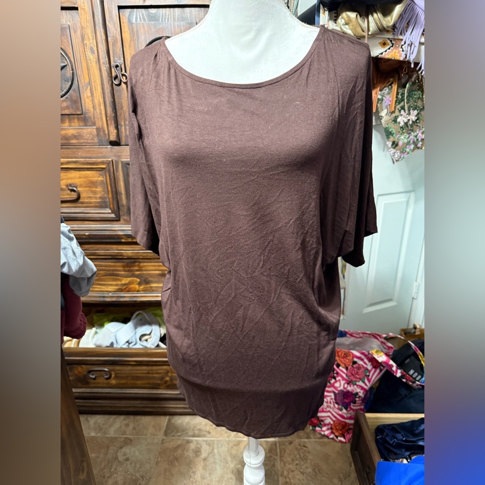 Brown Tunic Top